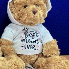 Best Mum Ever Soft Toy with Hoody
