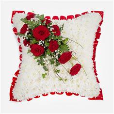 White Massed  Cushion