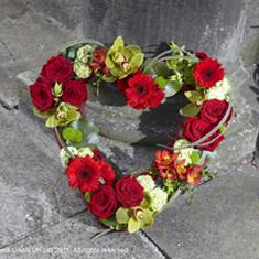 Open Red Heart